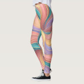 Lebendiges Abstrakt Leggings (Links)