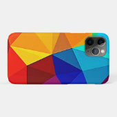 Lebendiges abstraktes geometrisches Flussdesign Case-Mate iPhone Hülle (Rückseite (Horizontal))