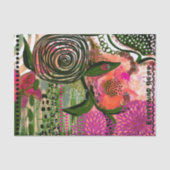 Lebendiges abstraktes Kunst-Tissue-Papier für Scra Seidenpapier (Vorderseite)