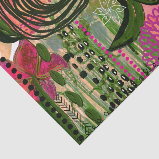 Lebendiges abstraktes Kunst-Tissue-Papier für Scra Seidenpapier (Ausschnitt)