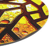 Lebendiges abstraktes Licht-Mosaik-Design Schneidebrett (Ecke)