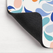 Lebendiges abstraktes Spritzmuster-Mauspad Mousepad (Ecke)