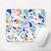Lebendiges abstraktes Spritzmuster-Mauspad Mousepad (Mit Mouse)
