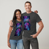 Lebendiges abstraktes Weltraum-Gaming-Controller-S T-Shirt (Unisex)