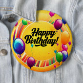 Lebendiges Alles Gute zum Geburtstag Button (Beispiel)