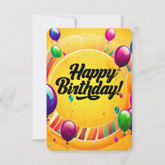 Lebendiges Alles Gute zum Geburtstag Einladung