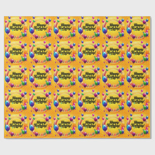 Lebendiges Alles Gute zum Geburtstag Geschenkpapier