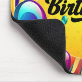 Lebendiges Alles Gute zum Geburtstag Mousepad (Ecke)