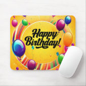 Lebendiges Alles Gute zum Geburtstag Mousepad (Mit Mouse)