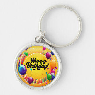 Lebendiges Alles Gute zum Geburtstag Schlüsselanhänger