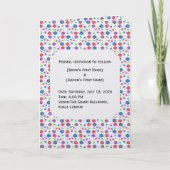 Lebendiges Aquarell-Blumenmuster Wildblumen Programm (Vorderseite)