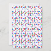 Lebendiges Aquarell-Blumenmuster Wildblumen Save The Date (Vorderseite)