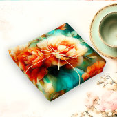 Lebendiges Aquarell-Blumentissuepapier Seidenpapier