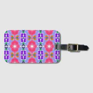Lebendiges Aurora-Kaleidoskop Elektrische Blüte Gepäckanhänger