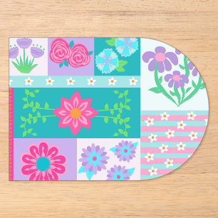 Lebendiges blühendes Blumen-Design Acryleinladungen