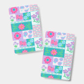Lebendiges blühendes Blumen-Design Ausweis (Vorder- & Rückseite)