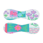 Lebendiges blühendes Blumen-Design Baseball (Paneele)