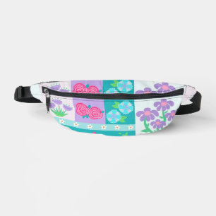 Lebendiges blühendes Blumen-Design Bauchtasche
