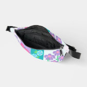 Lebendiges blühendes Blumen-Design Bauchtasche (Offen)