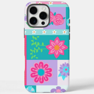 Lebendiges blühendes Blumen-Design iPhone 16 Pro Max Hülle