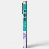 Lebendiges blühendes Blumen-Design Case-Mate iPhone Hülle (Rückseite / Links)