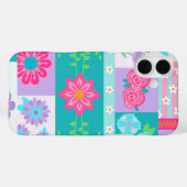 Lebendiges blühendes Blumen-Design Case-Mate iPhone Hülle (Rückseite (Horizontal))