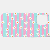 Lebendiges blühendes Blumen-Design Case-Mate iPhone Hülle (Rückseite (Horizontal))