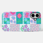 Lebendiges blühendes Blumen-Design Case-Mate iPhone Hülle (Rückseite (Horizontal))