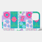 Lebendiges blühendes Blumen-Design Case-Mate iPhone Hülle (Rückseite (Horizontal))