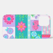 Lebendiges blühendes Blumen-Design Case-Mate iPhone Hülle (Rückseite (Horizontal))