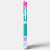 Lebendiges blühendes Blumen-Design Case-Mate iPhone Hülle (Rückseite / Links)
