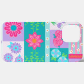 Lebendiges blühendes Blumen-Design Case-Mate iPhone Hülle (Rückseite (Horizontal))