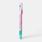 Lebendiges blühendes Blumen-Design iPhone 16 Hülle (Rechte Seite)