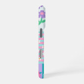 Lebendiges blühendes Blumen-Design iPhone Hülle (Rechte Seite)