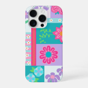 Lebendiges blühendes Blumen-Design iPhone 16 Pro Hülle