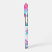 Lebendiges blühendes Blumen-Design iPhone Hülle (Linke Seite)