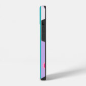 Lebendiges blühendes Blumen-Design iPhone Hülle (Linke Seite)