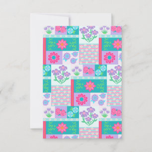 Lebendiges blühendes Blumen-Design Save The Date