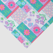 Lebendiges blühendes Blumen-Design Seidenpapier (Ausschnitt)