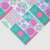 Lebendiges blühendes Blumen-Design Seidenpapier (Ausschnitt)