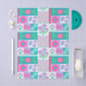 Lebendiges blühendes Blumen-Design Seidenpapier (Handwerk)
