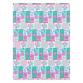 Lebendiges blühendes Blumen-Design Tischdecke (Vorderseite)