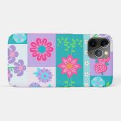Lebendiges blühendes Blumendesign Case-Mate iPhone Hülle (Rückseite (Horizontal))