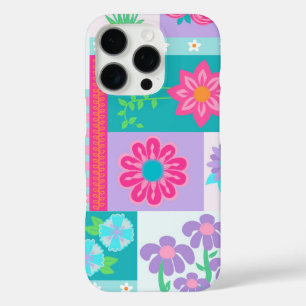 Lebendiges blühendes Blumendesign iPhone 16 Pro Hülle