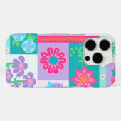 Lebendiges blühendes Blumendesign Case-Mate iPhone Hülle (Rückseite (Horizontal))
