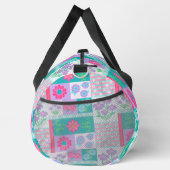 Lebendiges blühendes Blumendesign Duffle Bag (Rechts)