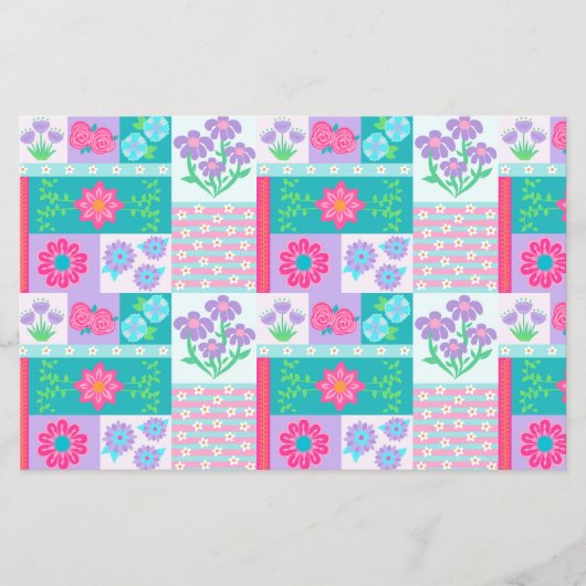 Lebendiges blühendes Blumendesign Flyer (Vorne)