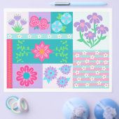 Lebendiges blühendes Blumendesign Flyer (Einzeln)