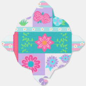 Lebendiges blühendes Blumendesign Geschenkschachtel (Ungefaltet)