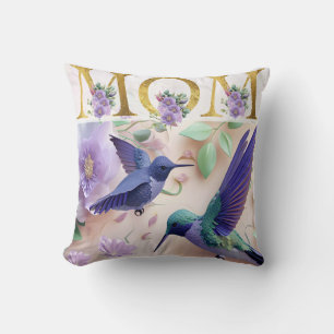 Lebendiges Blumen-Design für Mama Kissen